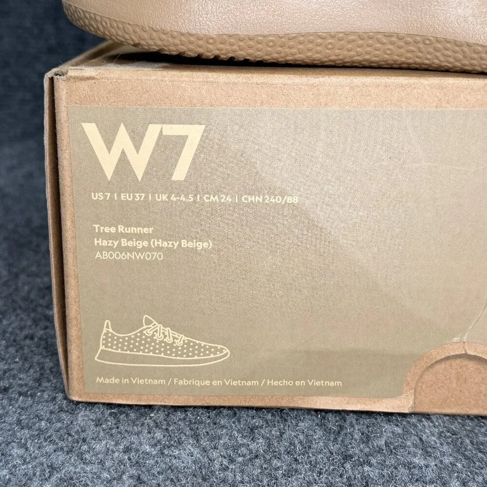 Allbirds Tree‎ Runner Athletic Shoes Women's Hazy Beige Lightweight Knit Running